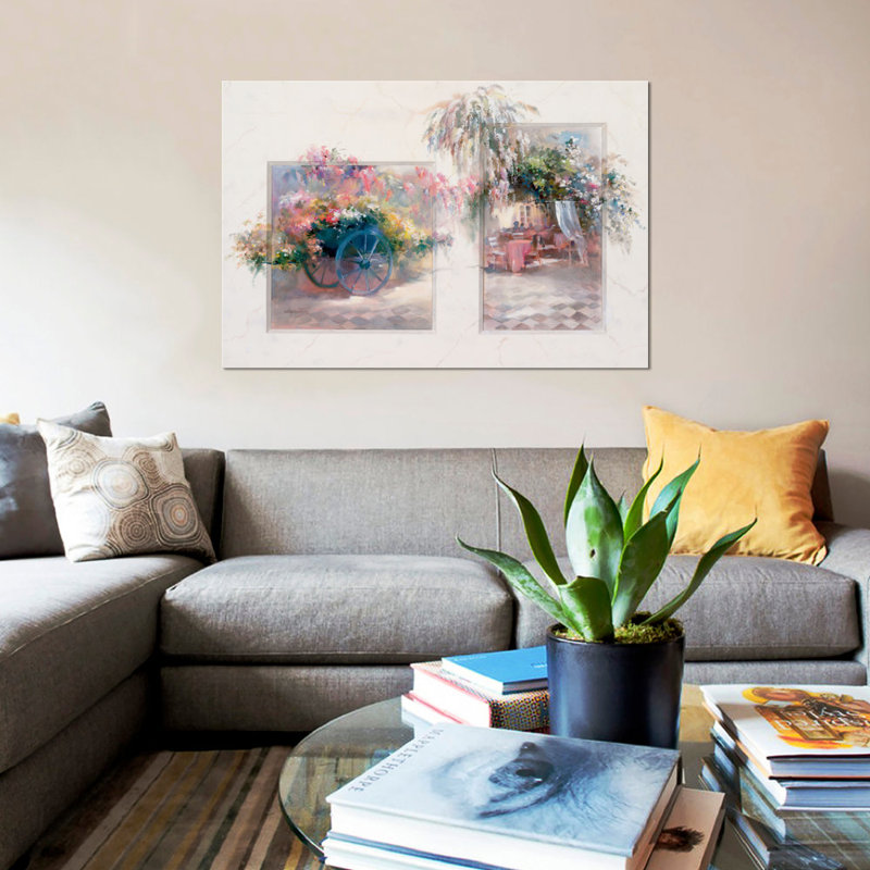 « entry », impression sur toile, H 12 po x l 18 po x P 1,5 po, Pas de tapis, Toile tendue