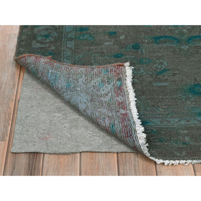Summer-Jayne One-of-a-Kind 3'8" X 9'3" 1960s Runner Wool Area Rug in