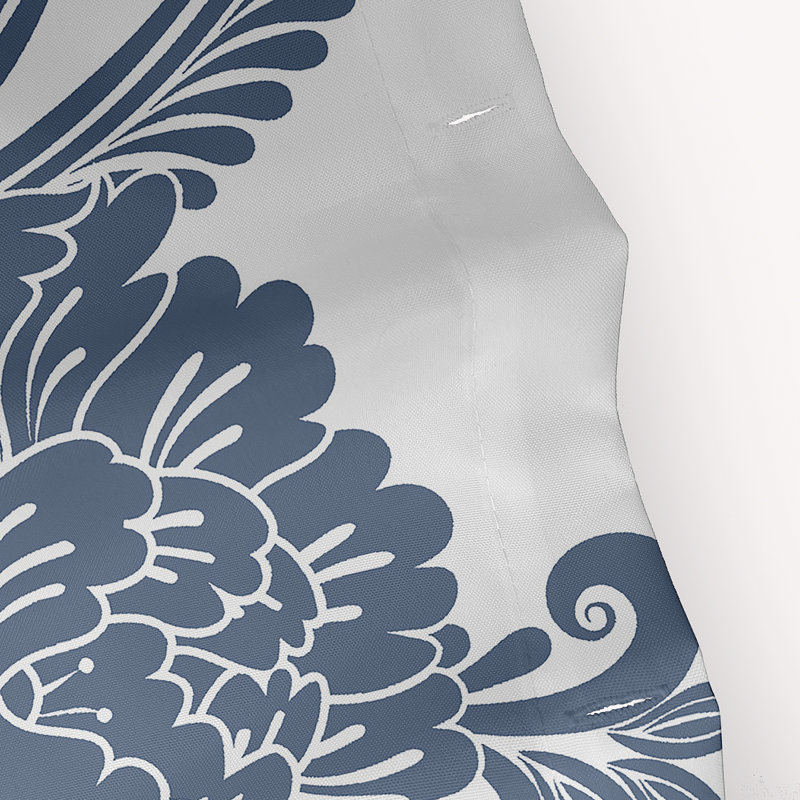 Rideau de douche Flower Flourish, Bleu
