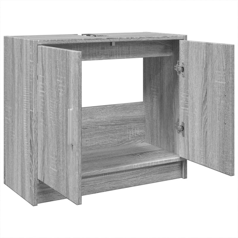 Brighley Under Sink Cabinet, Grey/Sonoma