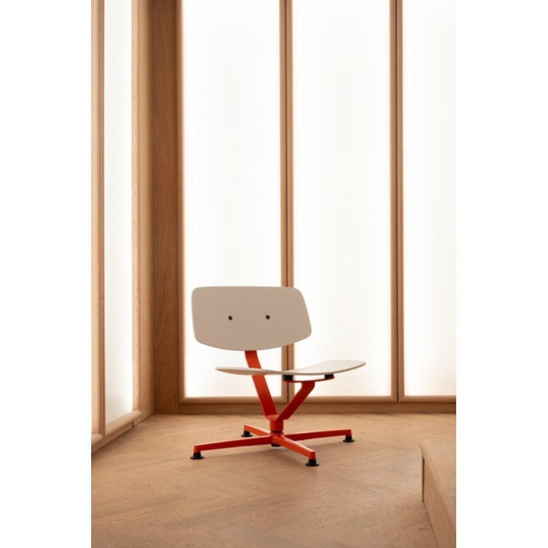 Arba Chair, White/Orange