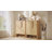 2 Doors Arched Shoe Cabinet Natural-120746789