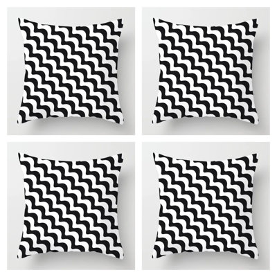 Kearna Black/White Cushion Cover