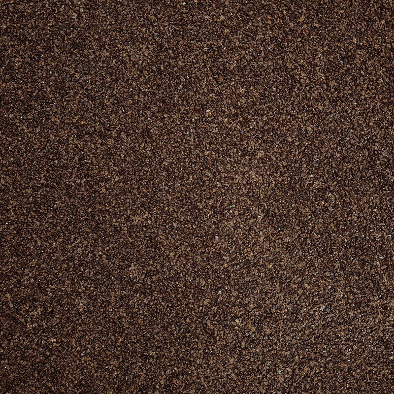 Papier peint en liège granulé naturel brun Lusiano Big Chip