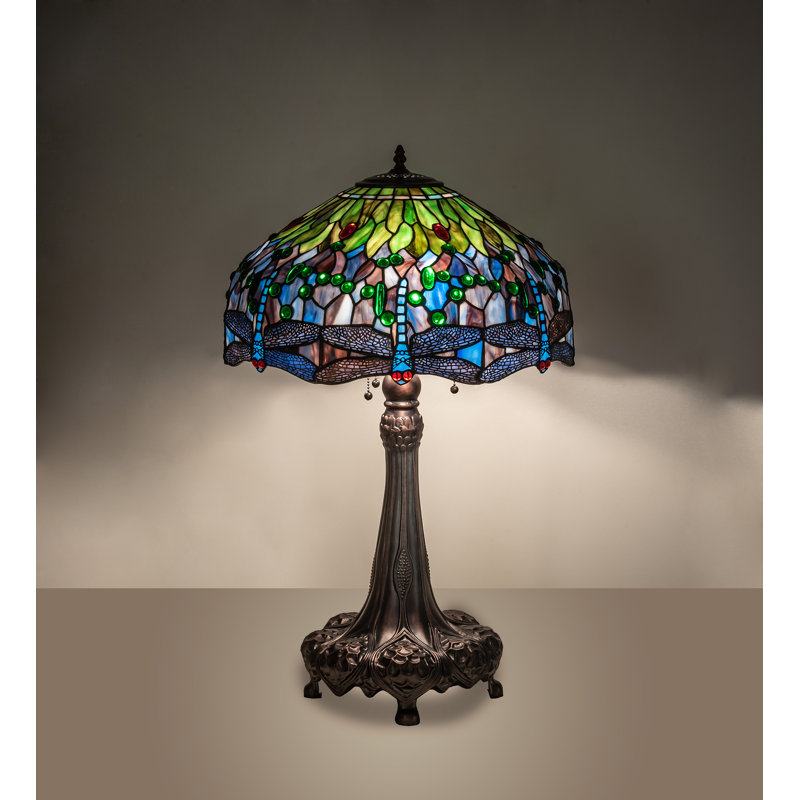 Tiffany Hanginghead Dragonfly Table Lamp
