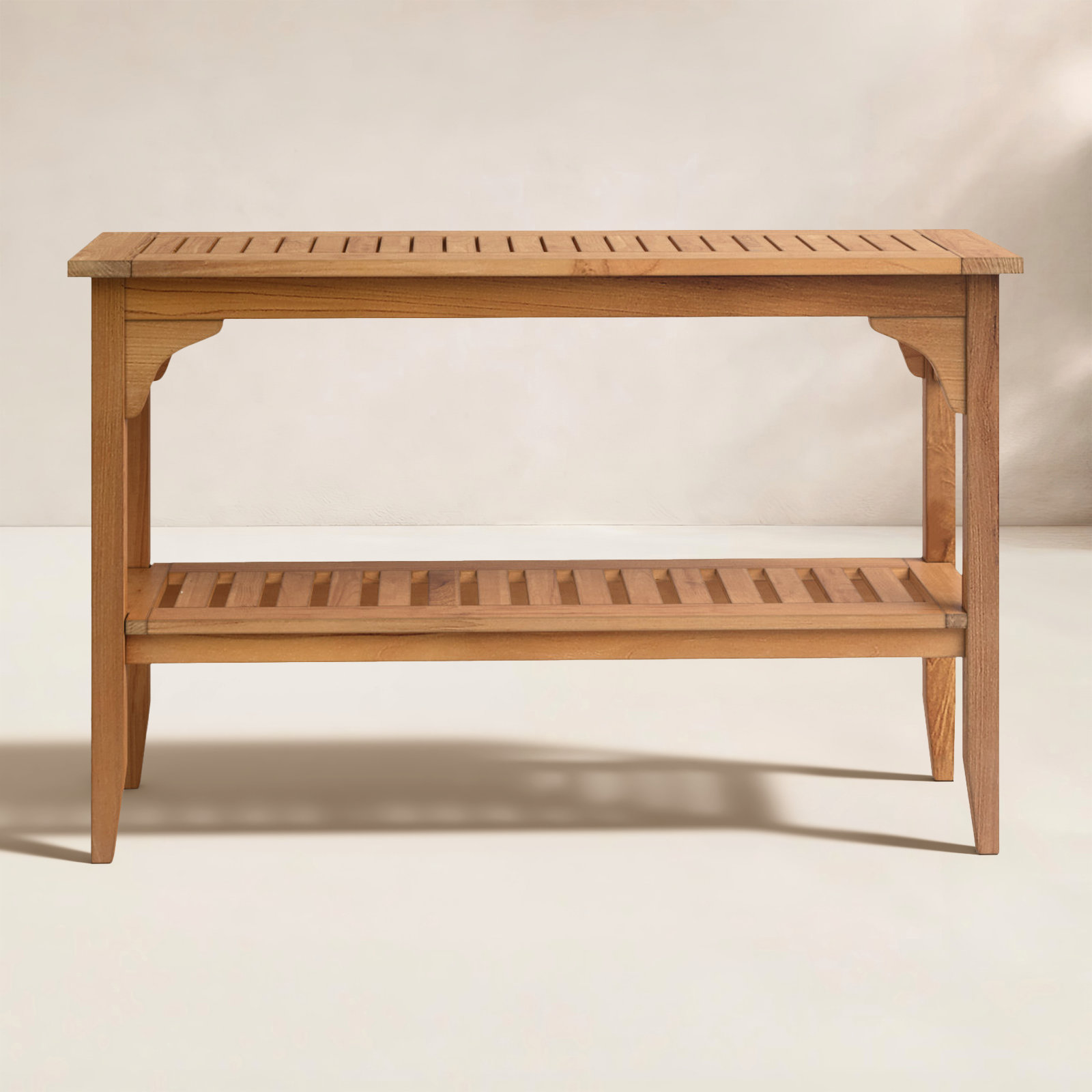 Summerton Teak Buffet and Console Table, Natural