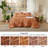 Bedsure Tufted Boho Queen Comforter Set – 3-Piece Pumpkin Shabby Bedding，Farmhouse Jacquard Bed Set with Embroidery, All-Season Softness for Cozy Bedrooms & Boho-Chic Gifts-105490876-105490881