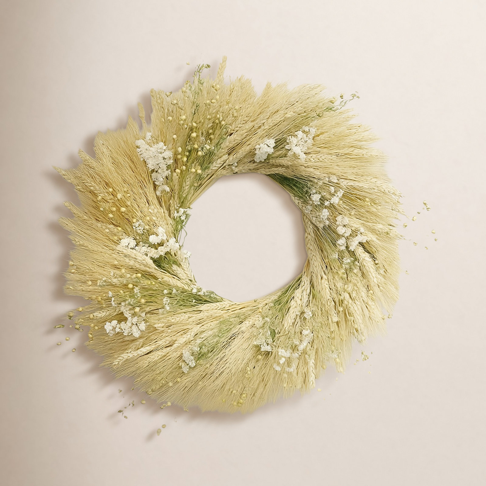 Primrue 22" Handcrafted Wheat Wreath