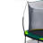 Recreational Trampolines with Enclosure for Kids and Adults with Patented Fibreglass Net Poles Pumpkin- Green