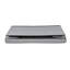 Maalak 76cm Wide Rectangle Grey Linen Storage Ottoman