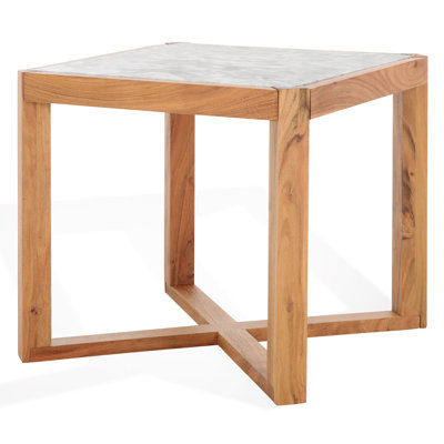 Kinnedy Marble Top Accent Table