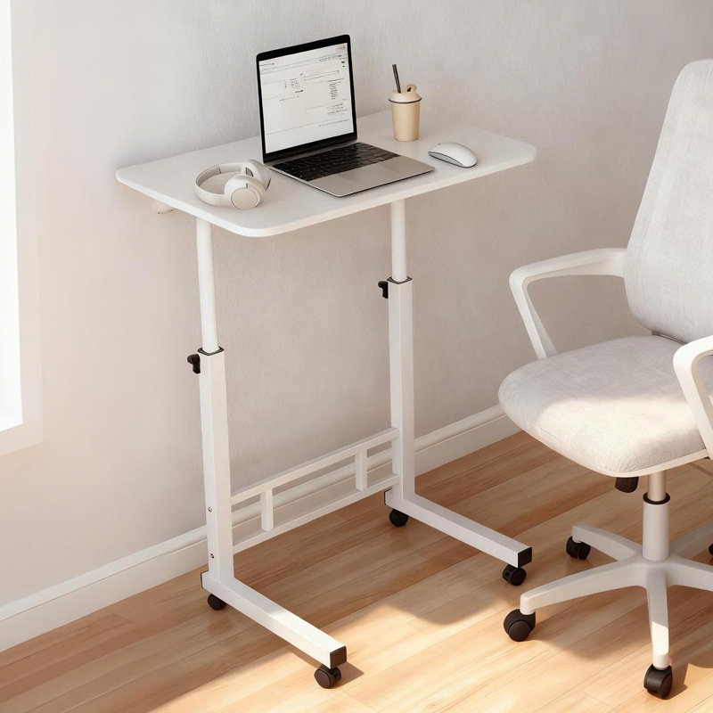 Table pour ordinateur portable réglable en hauteur en forme de C