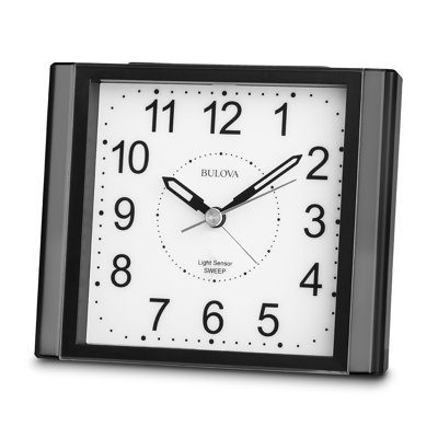 Moonbeam Modern & Contemporary Quartz movement / Crystal Tabletop Clock with Alarm