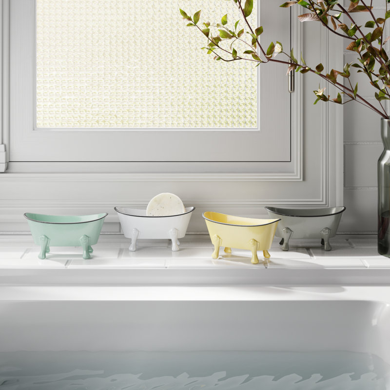 Porte-savon en métal de style rétro
