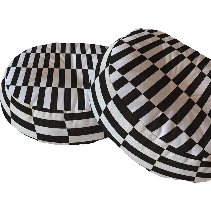 Coussin de sol, H 23 po x l 23 po x P 7 po