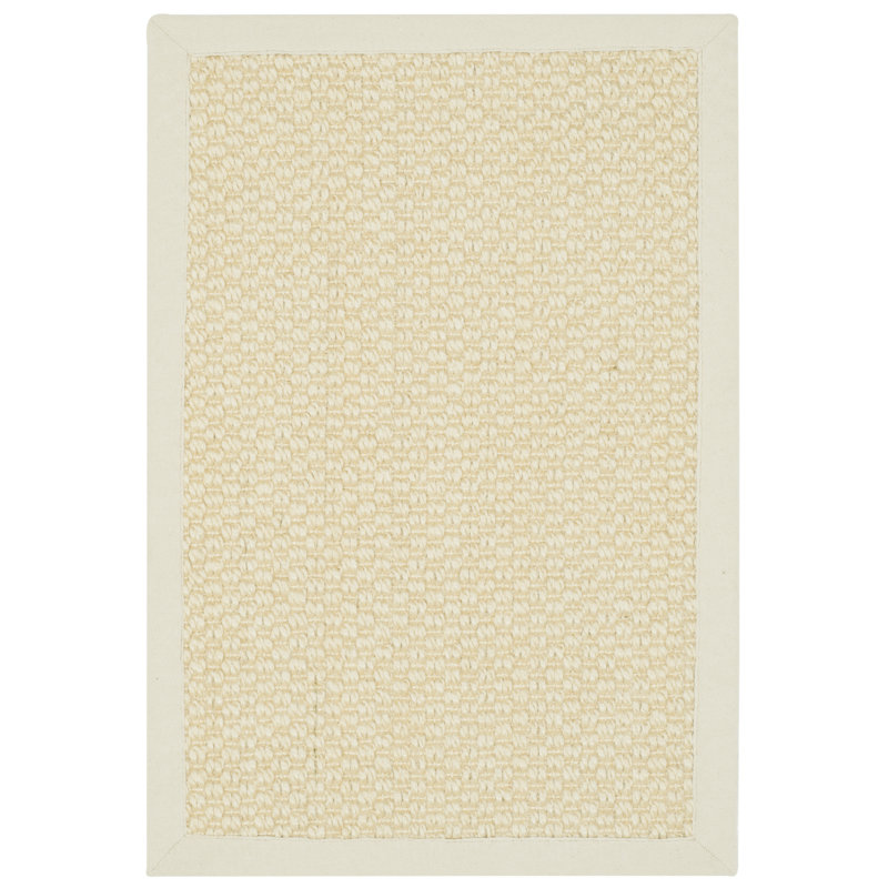 Patmore Jute / Sisal Area Rug in Beige, Rectangle 6' x 9'
