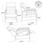 Fauteuil inclinable Darwen Amada-121439013