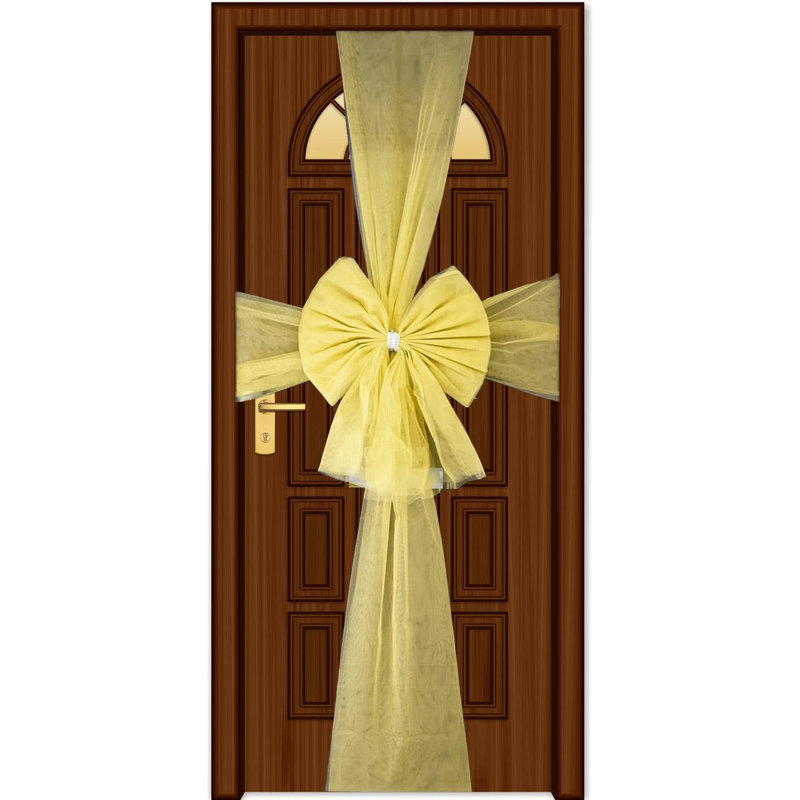 No Holiday Shaped Ornament, 35 cm x 22cm x 2.5cm, Gold