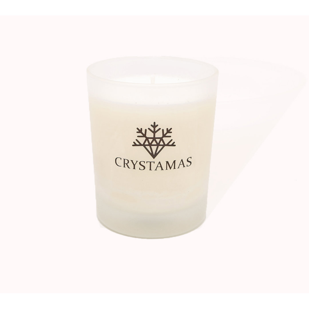 Amber Scented Jar Candle Crystamas