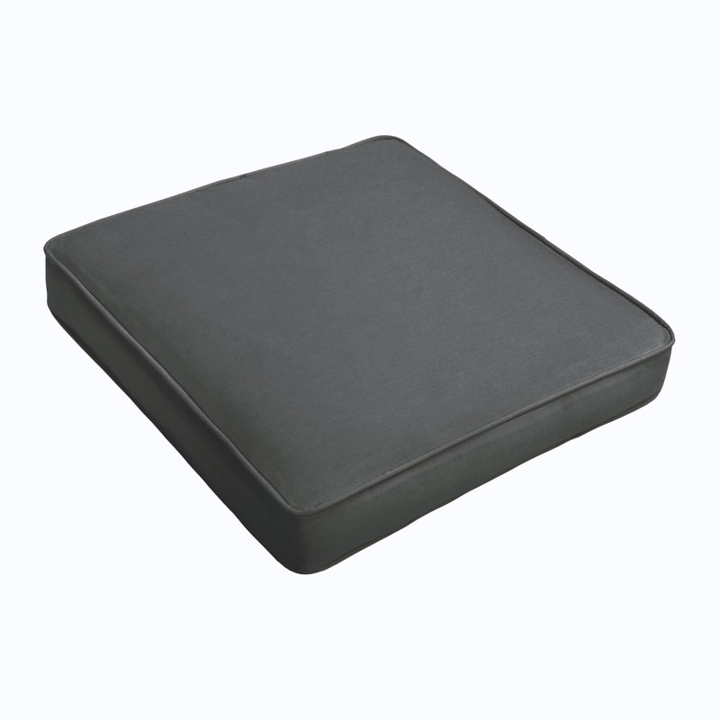 Coussin de siège d'extérieur Parvati, Gris anthracite Fresco
