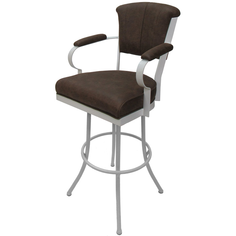 Tabouret très grand Hallah, Cendre / blanc