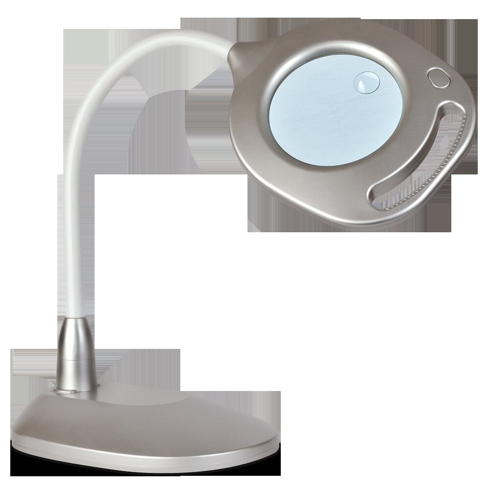 OttLite 2-in-1 LED Magnifier Floor and Desk Lamp