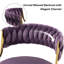 Ensemble de chaises de salle à manger en velours l 21,65 po Christal-88086813