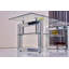 Table basse transparente en verre trempé