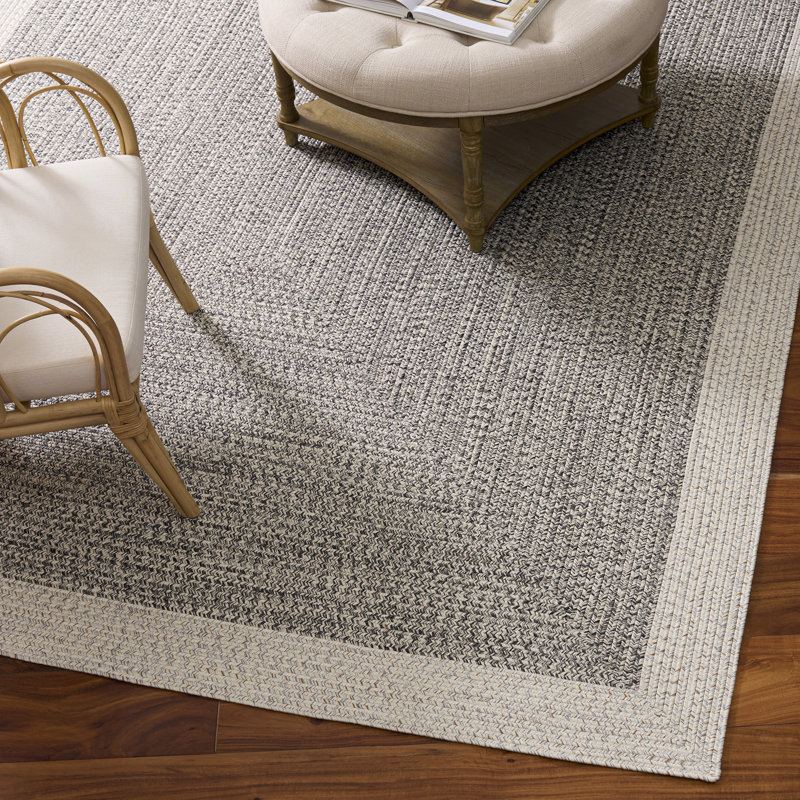 Braided 281 Hand Woven Performance Machine Washable No Pattern Rug, Rectangle 8' x 10'