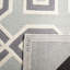 Tapis géométrique en laine touffeté à la main Deedgra-15466445