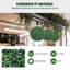 Ensemble de 20 balles de topiaire en buis artificiel 20 po, verdure artificielle-793060646