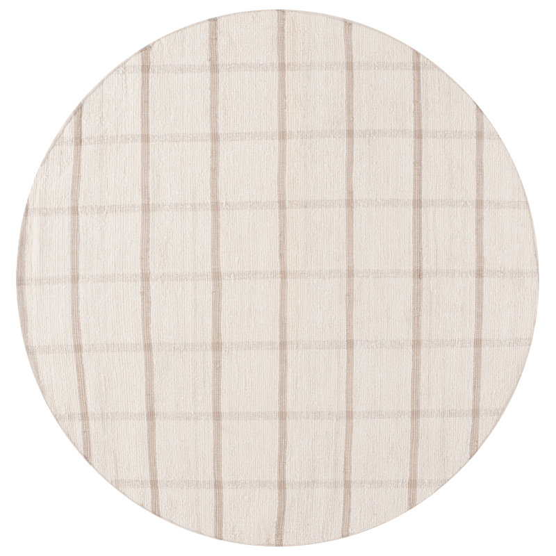Tapis Montauk 322 ivoire / beige, Rond 6 pi
