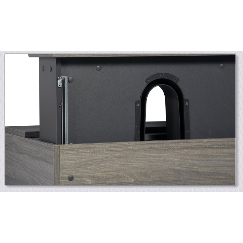 Meuble-lavabo mural 36 po, Gris