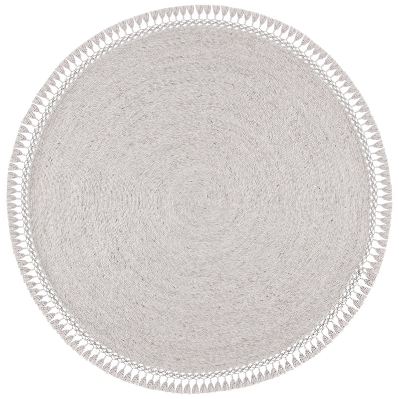 Crowley Hand Tufted Performance Solid Color Rug, Round 4'