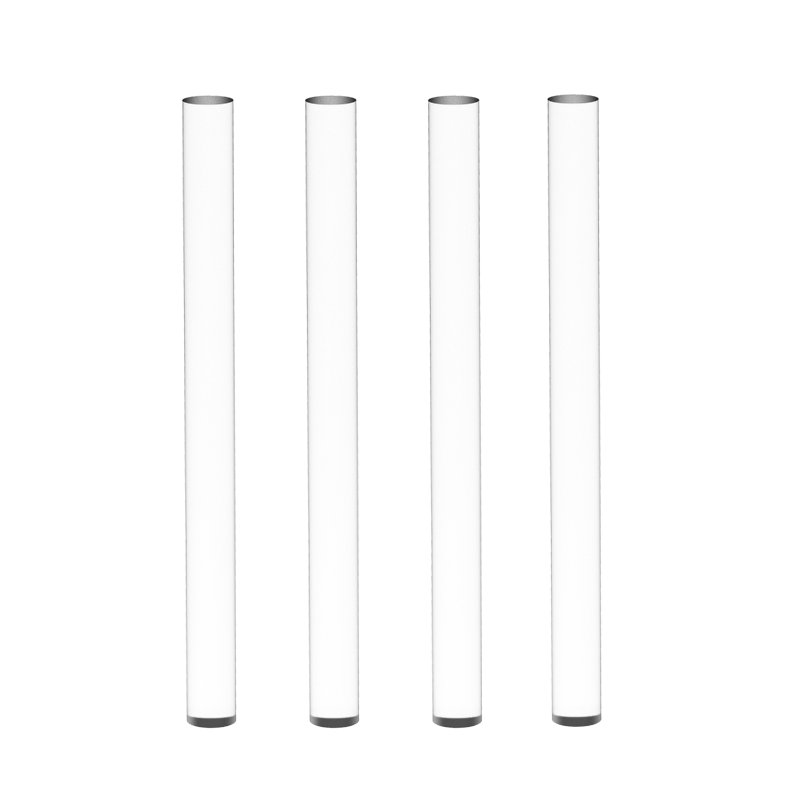 FixtureDisplays® 25mm (nominal 1") Diameter X 36" Long Acrylic Rod Plexiglass Stick Clear Lucite Transparent Dowel Rods for DIY Crafts 10132-36"-4PK