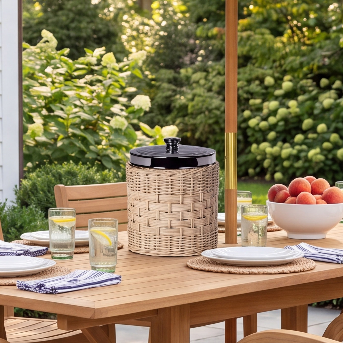 The Palmier Steel Ice Bucket