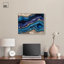 «Galactic Geode I», toile Blue Geode par Art Remedy-115117328-118089719-118089724