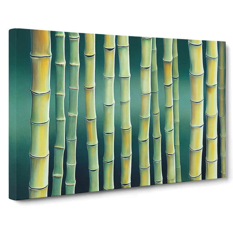 Dazzling Bamboo Forest - Wrapped Canvas Print, 35cm H x 50cm W x 3cm D