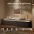 Modern TV Stand With Adjustable LED Lights, Sintered Stone Top, Fully Assembled-1654431450-1654431440