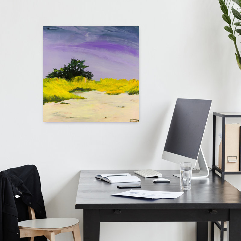 Paysage naturel abstrait toujours changeant, art naturel, H 18 po x l 18 po