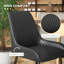Chaise d'appoint en métal capitonnée Kardarius-372888914