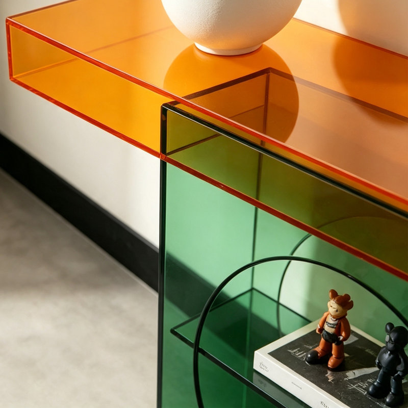 Console en art moderne, 33.46" H x 47.24" W x 11.81" D