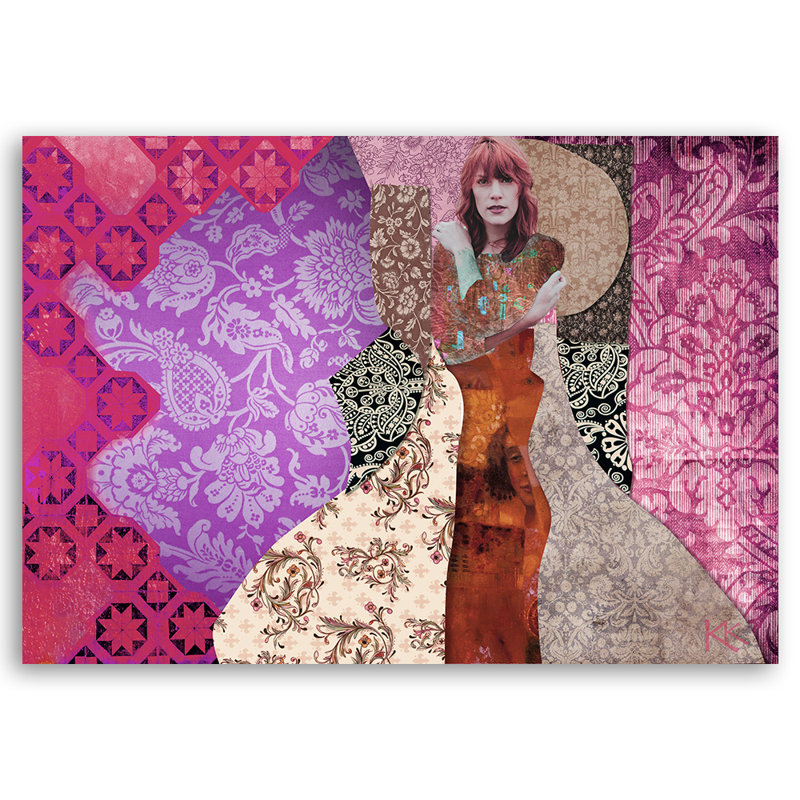 A Women by Gustav Klimt - Wrapped Canvas Print