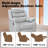 Crovetti Palomino Air Leather Recliner-114043480