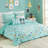 Raining Pom Poms Turquoise Comforter Set with 2 Decorative Pillows-30939434