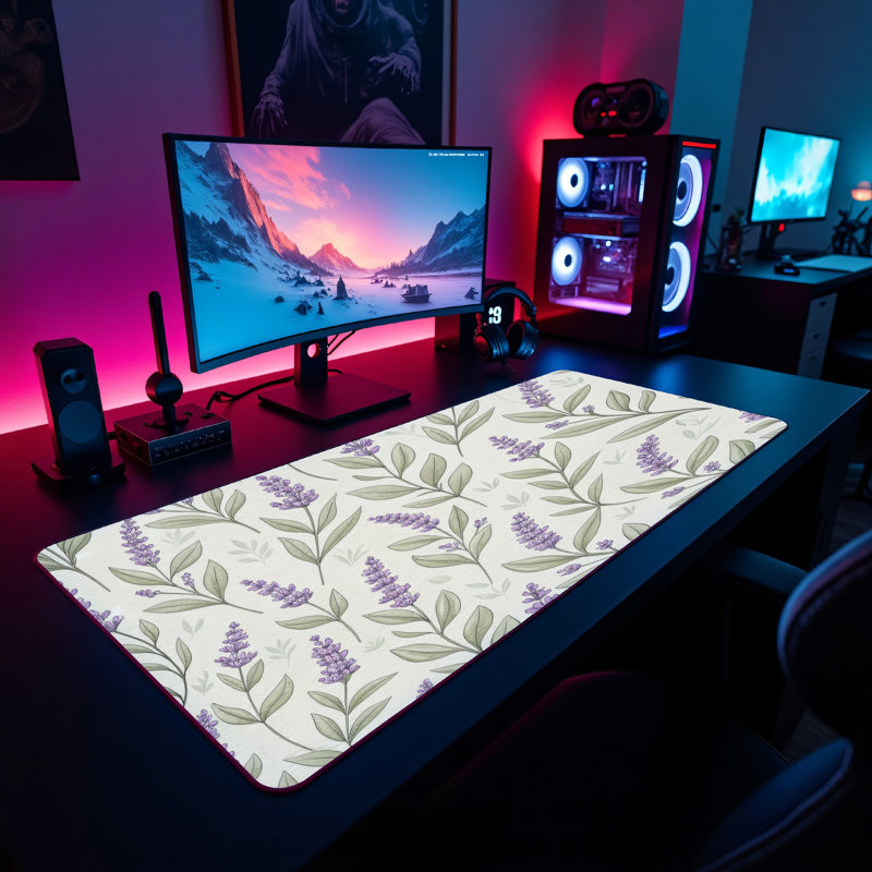 Polyester Desk Pad, 14.4x12.1