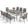 Sutiya 8 - Person Metal Patio Dining Set with Rectangular Table