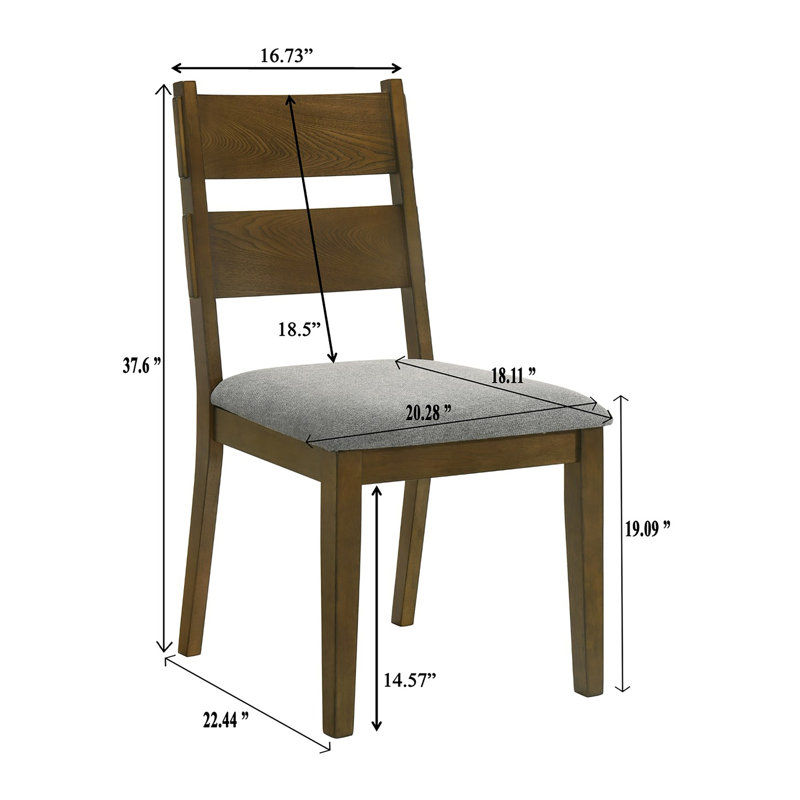Ensemble de salle à manger 9 pièces : table à rallonge de 40 cm, chaises rembourrées, bois massif, fini chaleureux, mobilier en bois.