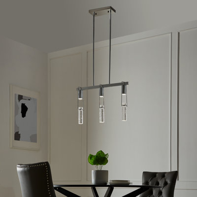 Lustre linéaire moderne à 3 lumières Adelaido