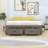 Wooden Platform Bed with 6 Drawers-212478043-212478045